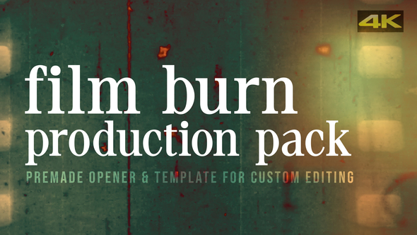 Film Burn Openers template preview