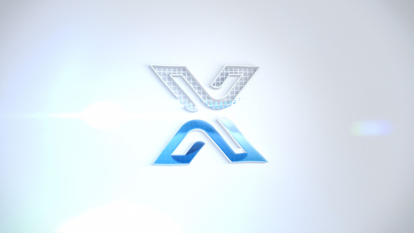 Glossy Halftone Reveal Logo Stings template preview