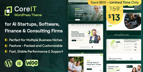Core IT – Multipurpose Business & Consulting WordPress Theme