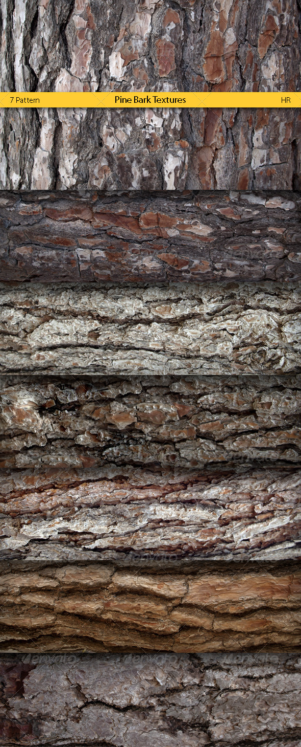 Pine Bark Surface - 3Docean 5114273