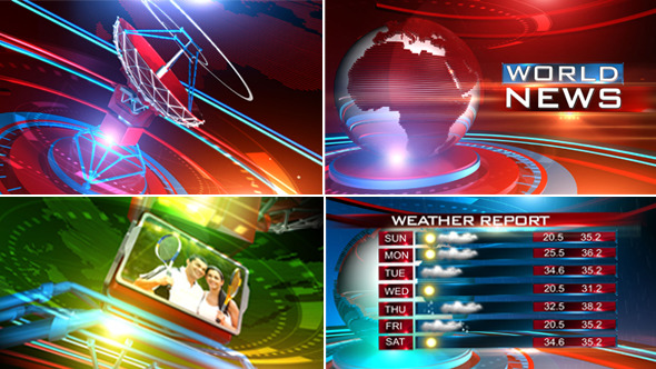 Broadcact News package - VideoHive 5073681