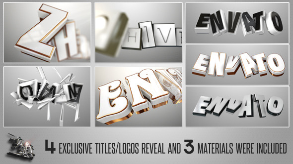 Compact 3D TitlesLogos - VideoHive 5116542