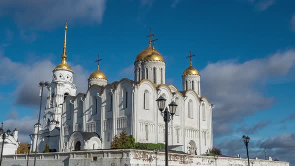 The Dormition Cathedral in Vladimir. Golden Ring Of Russia.