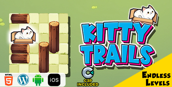Kitty Trails HTML5 Construct 3 Game