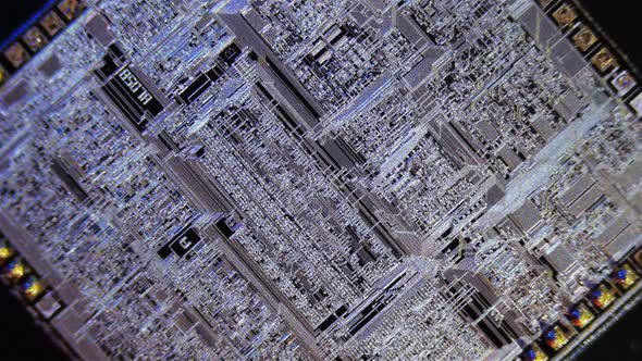 Inside The Chip with Rotation. Photolithography The Integrated Circuit, Topological Photomask