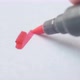 Man&#39;s Hand Writing with Red Color Sing Pen - VideoHive Item for Sale