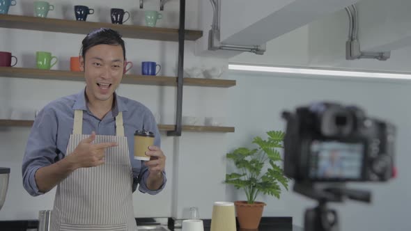 Barista concept of 4k Resolution. alt