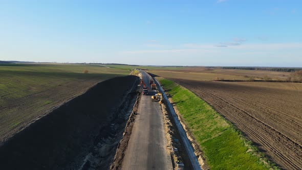 Construction Of A Highway, A Bypass Road Outside The City alt