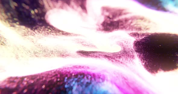 Glitter particle texture with a flowing motion.