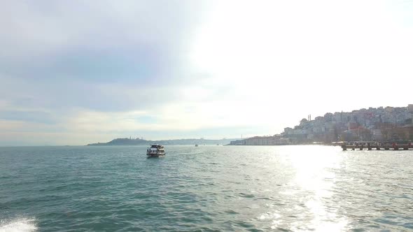 View of rural Princes Island of Burgazada. Istanbul, Turkey. 4K.