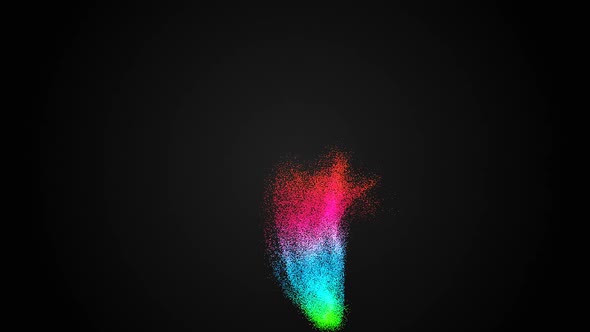 Colorful Particles Tornado alt