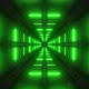4k Geometric Green Neon Tunnel - VideoHive Item for Sale