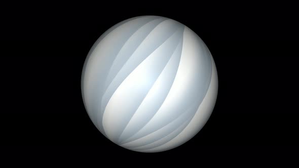 abstract white sphere globe animated alt