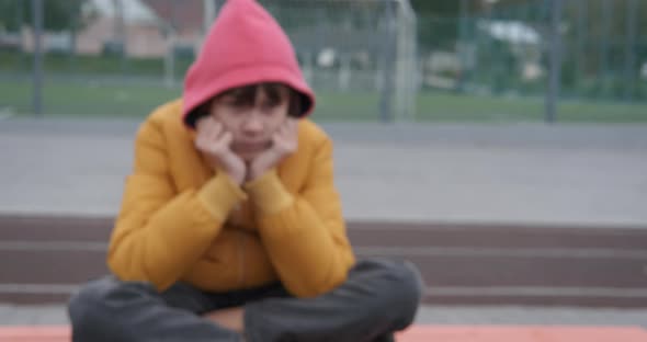 Thoughtful Teen Outdoor alt