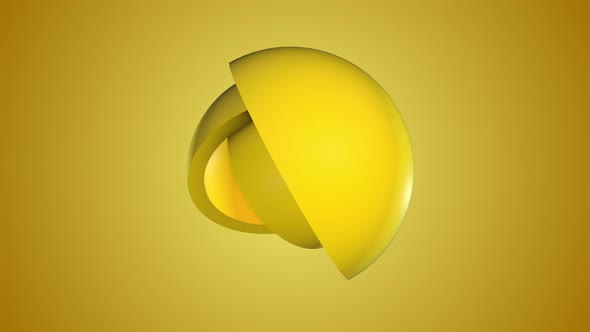 Rotation of the yellow hemispheres