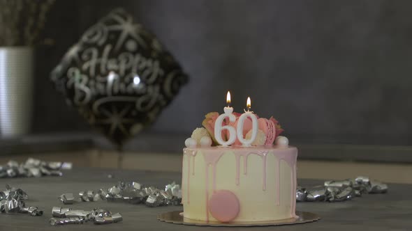 60th Birthday Cake  alt