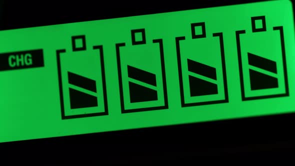 the process of charging batteries. Green Charger Indicator