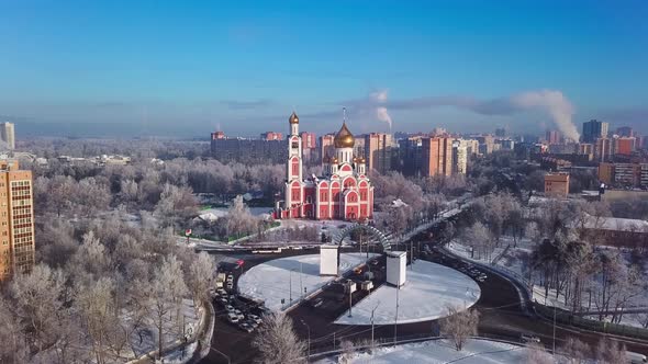 Odintsovo Russia Winter Cityscape