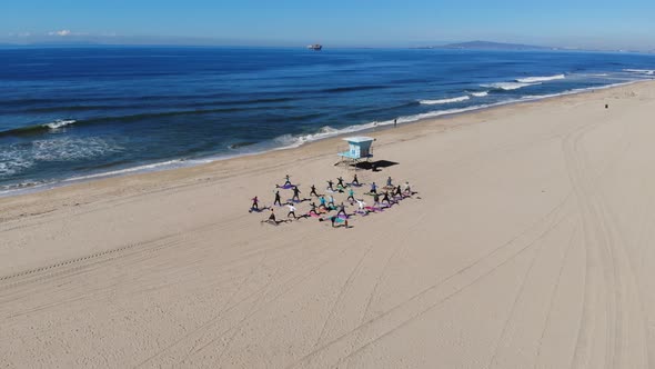 Yoga Ariel Gliding View