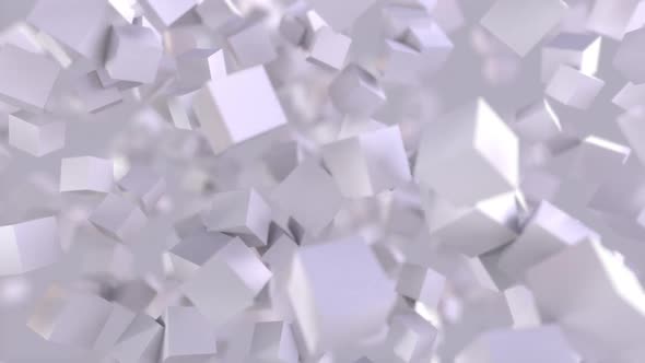 background of geometric shapes in random animation alt