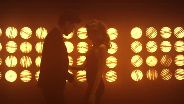 Couple Performing Sensual Dance at Spotlights alt