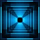 Blue Abstract Tunnel Loop - VideoHive Item for Sale
