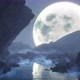 4k Night Moon. Live Wallpaper - VideoHive Item for Sale