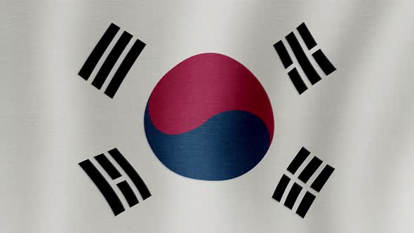 The national flag Republic of Korea