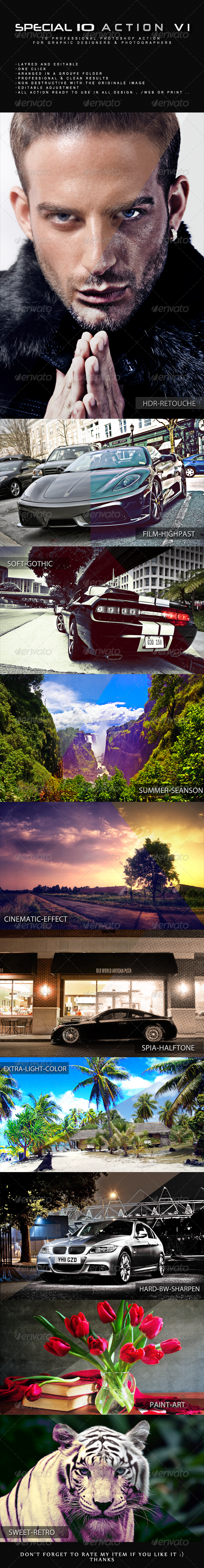 Special 10 Actions V1 - Photo Effects Actions
