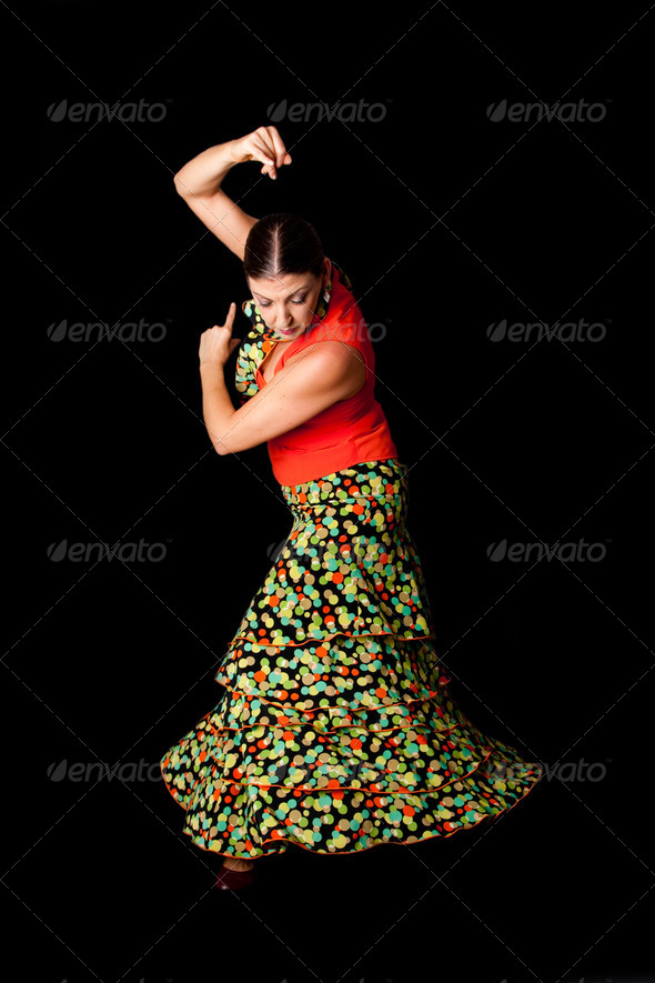 Spanish Flamenco dancer - Stock Photo - Images
