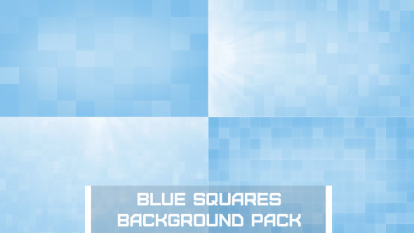  Blue Squares Background Pack