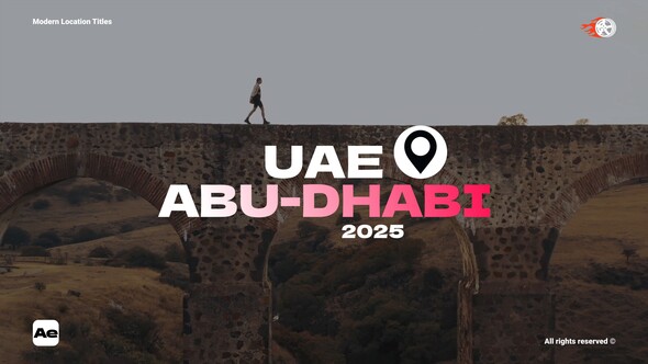 Modern Location Titles Titles template preview