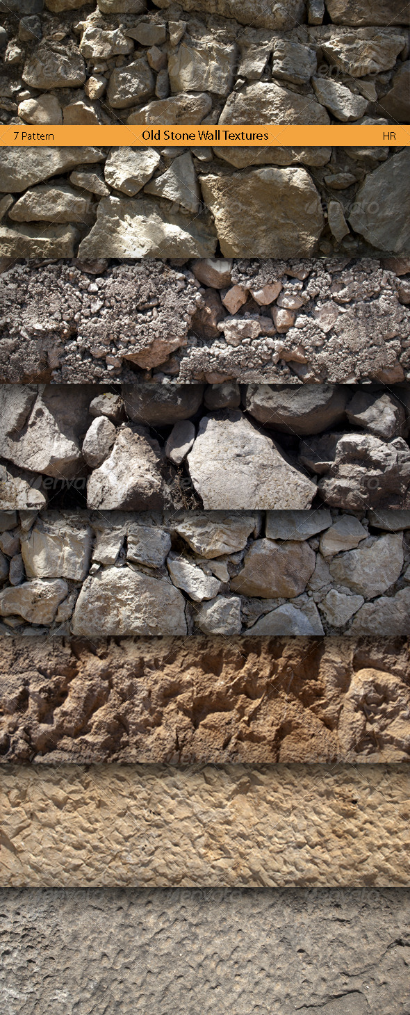 Old Stone Wall - 3Docean 5126379