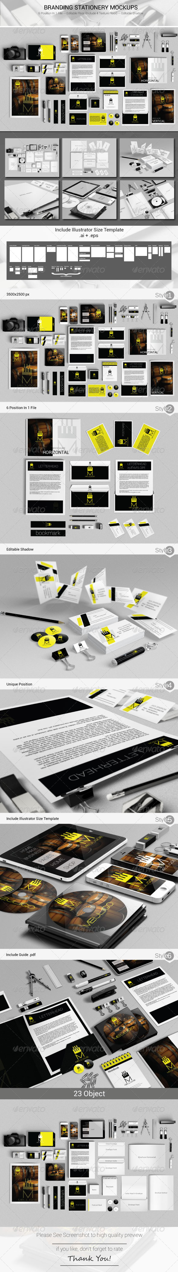 Branding Stationery Mockups