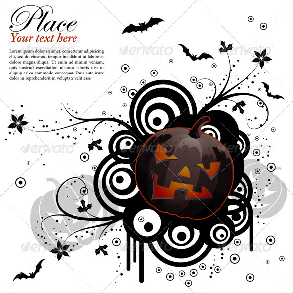 Abstract Halloween Background