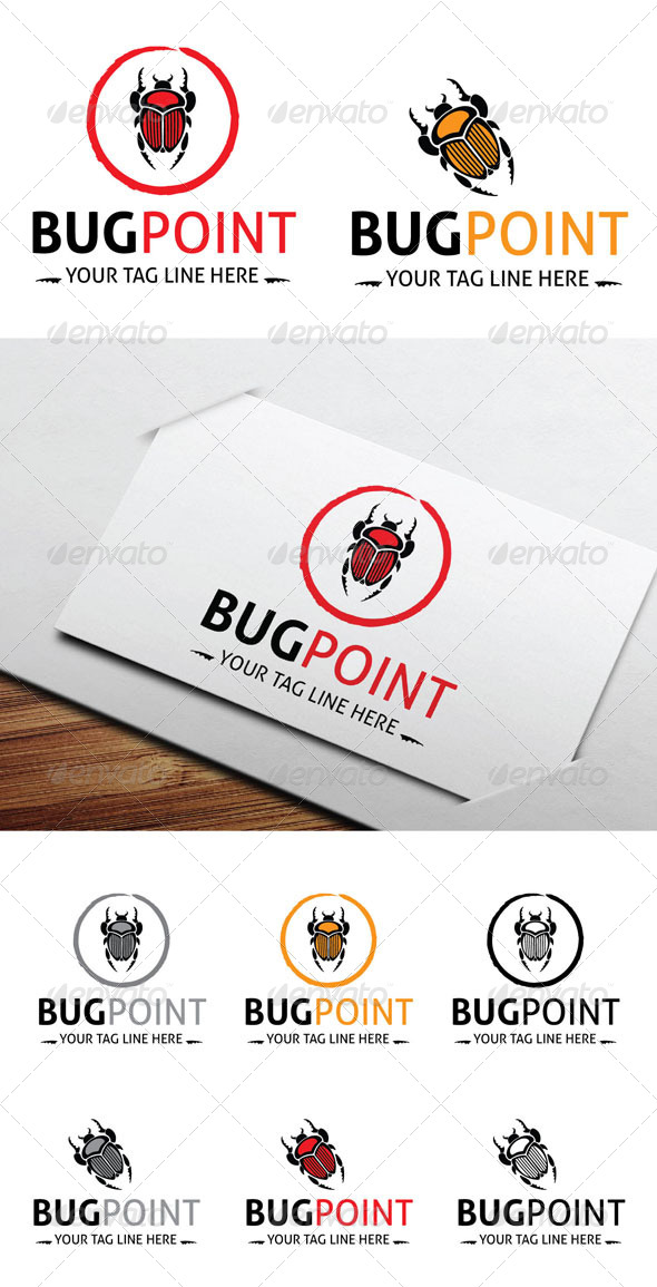 Bug Point Logo Templete - Logo Templates