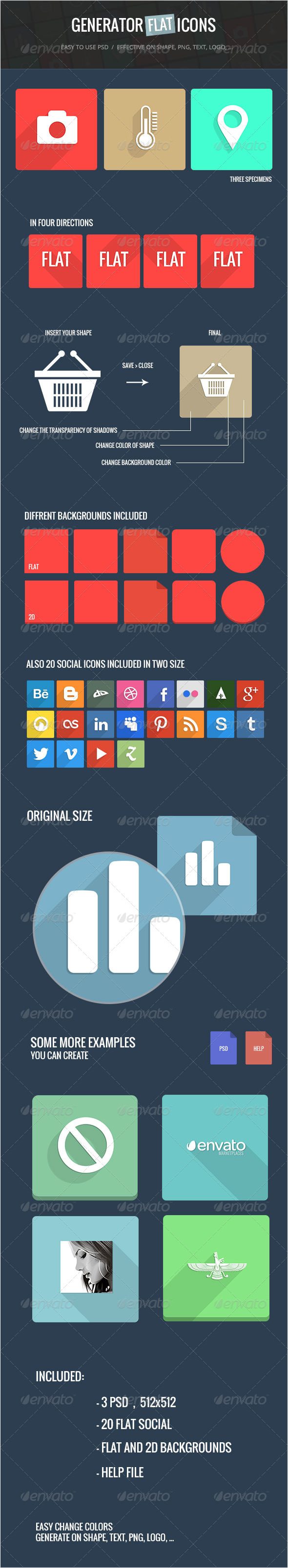 Generator Flat Icons - Icons