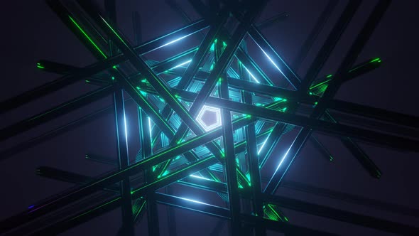 Psychedelic Kaleidoscope Patterns Animation Geometric Colorful Background alt