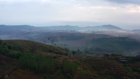 Wat Kong Niam Viewpoint Over the Valley in Phetchabun Thailand alt