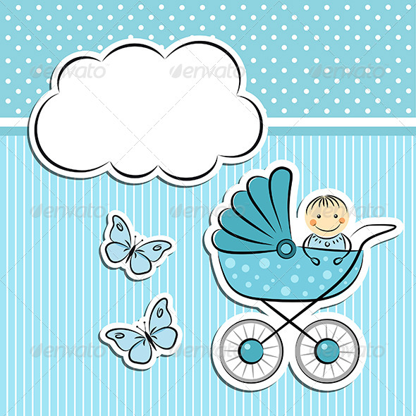 9 FREE : KARTU UCAPAN NEW BABY BORN VECTOR PSD