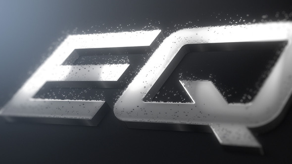 Falling Particles Reveal Logo Stings template preview