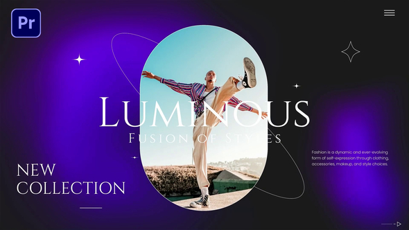 Clean Media Presentation Premiere Pro template preview