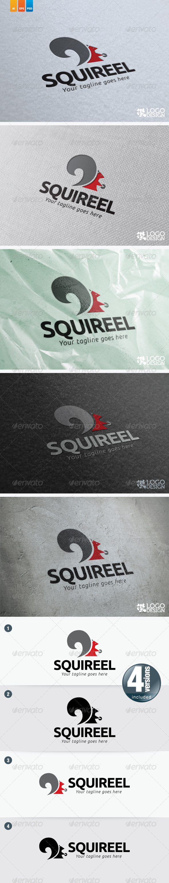 Squirrel - Animals Logo Templates