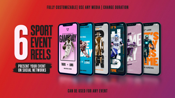 Event Vertical Reels Product Promo template preview