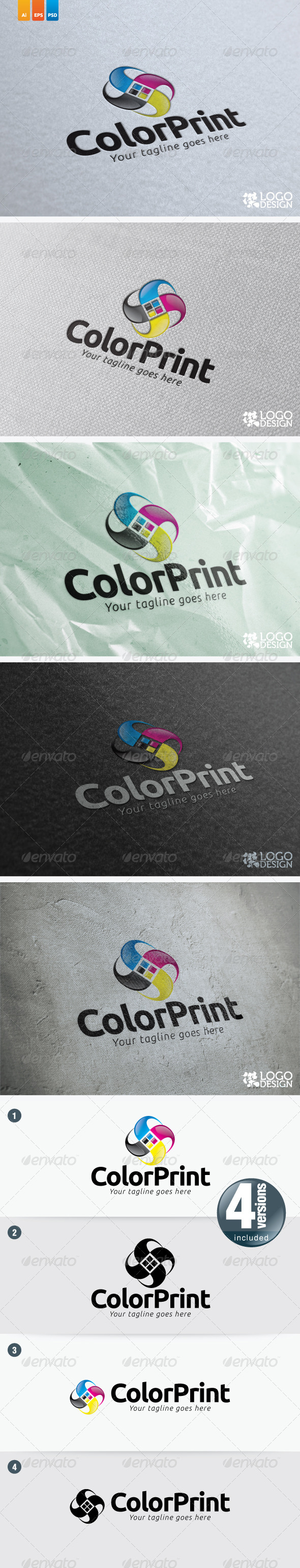 Colour Print - Vector Abstract