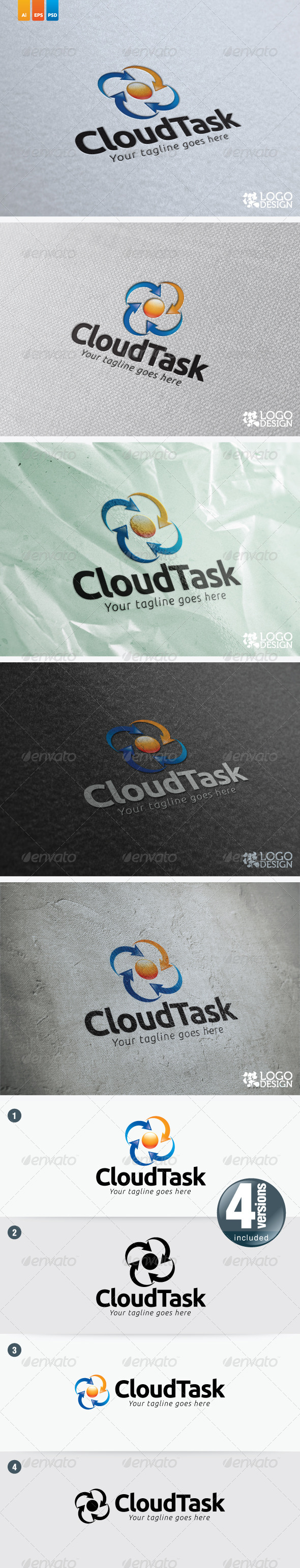 Cloud Task - Symbols Logo Templates