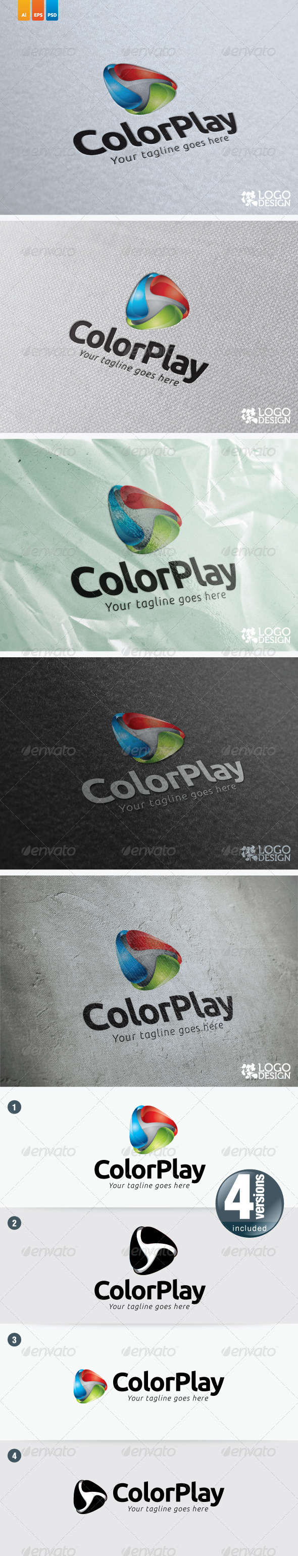 Color Play - 3d Abstract