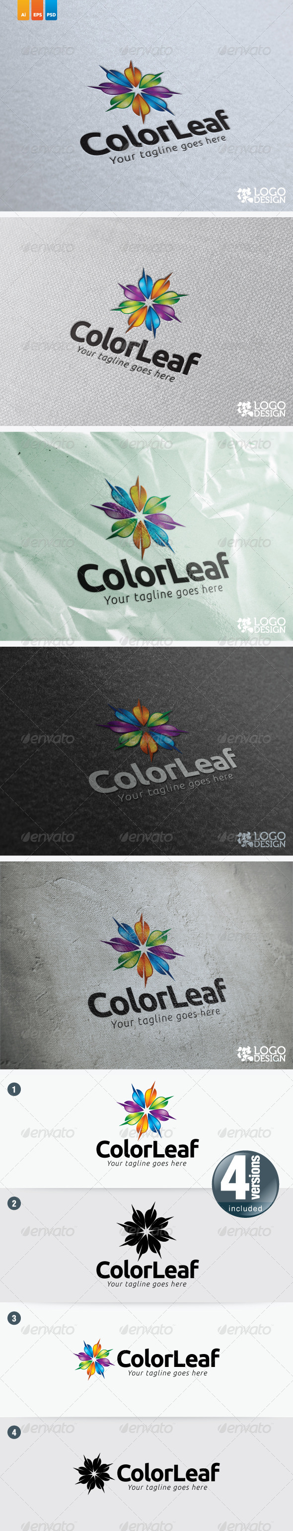 ColorLeaf - Nature Logo Templates