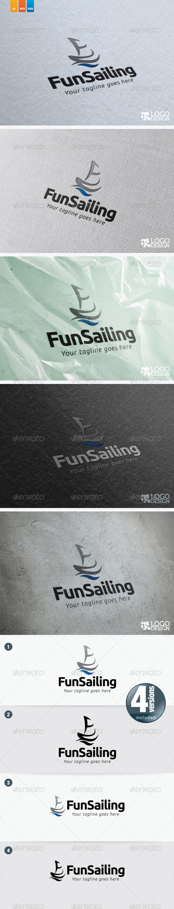 Fun Sailing - Objects Logo Templates