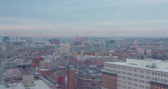 Boston City Night To Day Timelapse